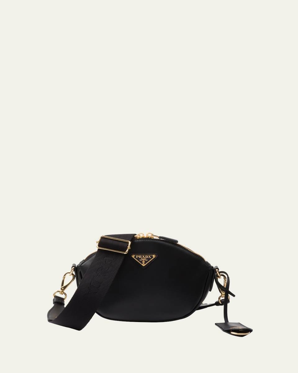 City Zip Leather Crossbody Bag